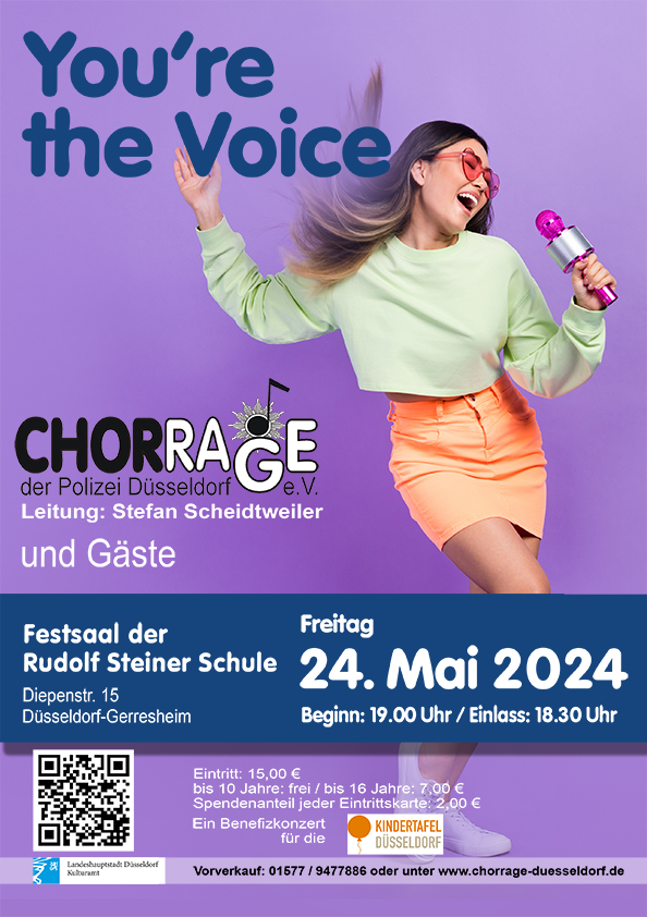 Chorrage in Concert "You're the Voice"